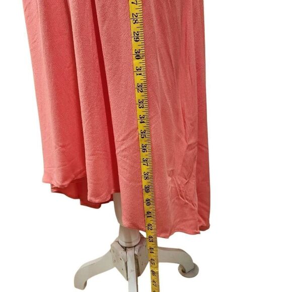 Agnes Orinda Size 1X Women's Summer Dress Boho Short Sleeve High Low a Line Beac - Picture 5 of 8